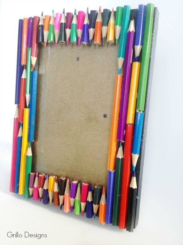 DIY Colored Pencil Picture Frame