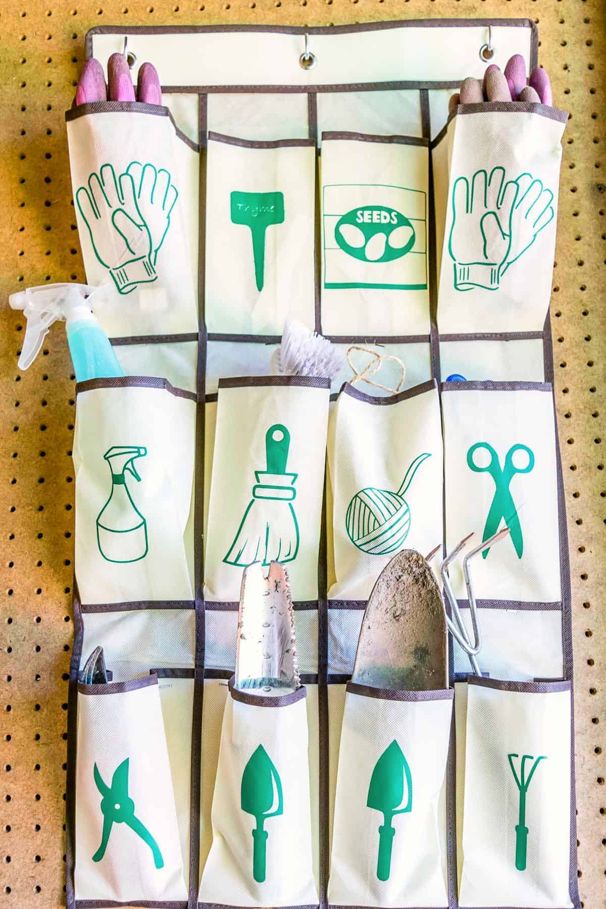 Cheap and Easy DIY Garden Tool Organizer