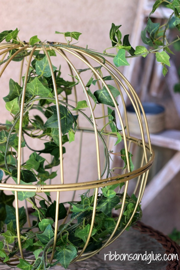 Repurposed Hanging Garden Baskets
