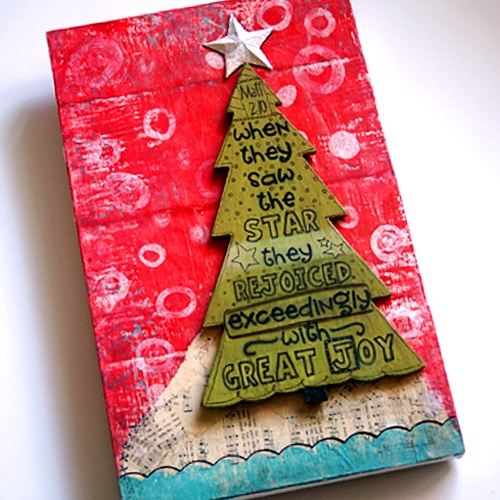 Wood Pallet Mixed Media Art