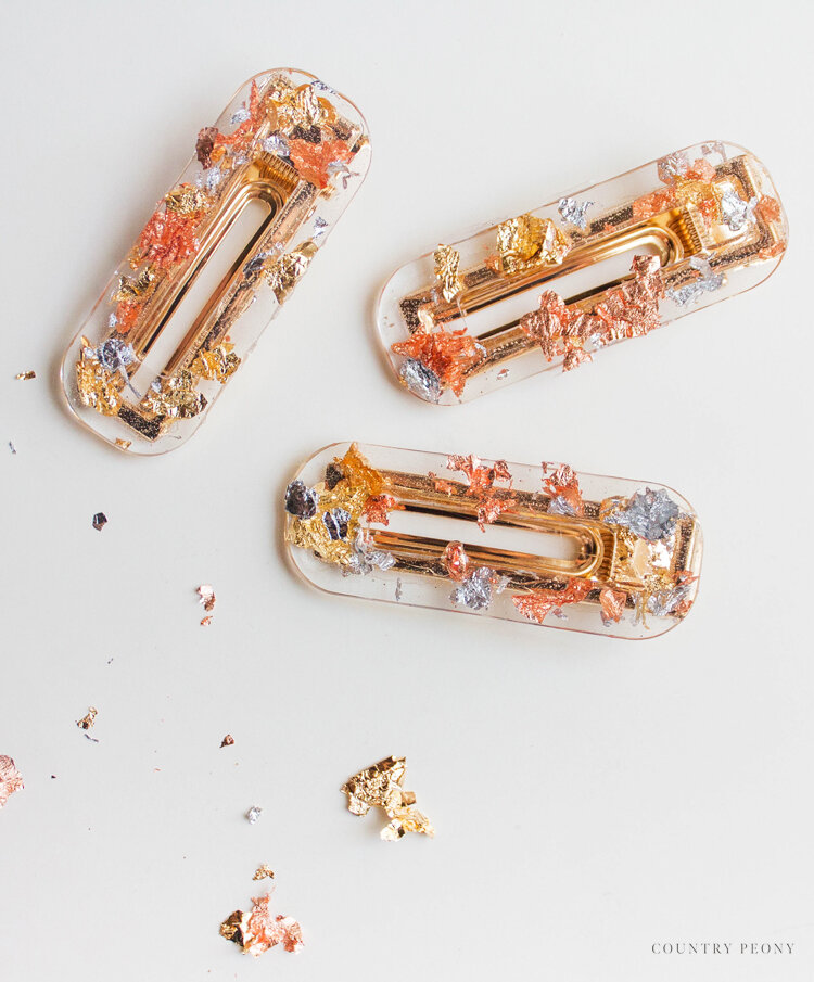 Resin Hair Barrettes