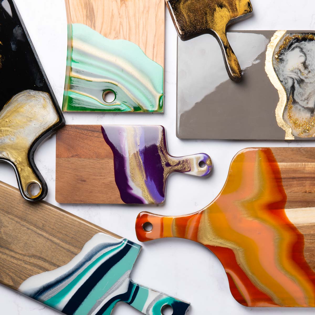 Resin cutting boards