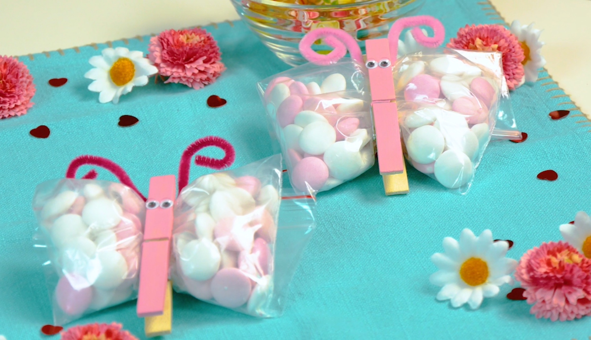 Butterfly bag with sweets