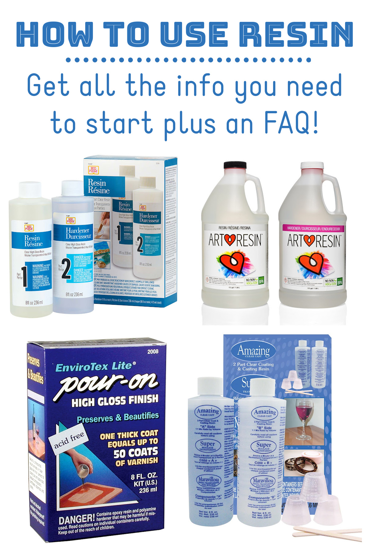 How to Use Resin for beginners