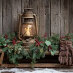 Create a winter decoration with a sleigh: This is how it works